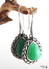 Boho Earrings, RH Dangle Earrings, Black Silver